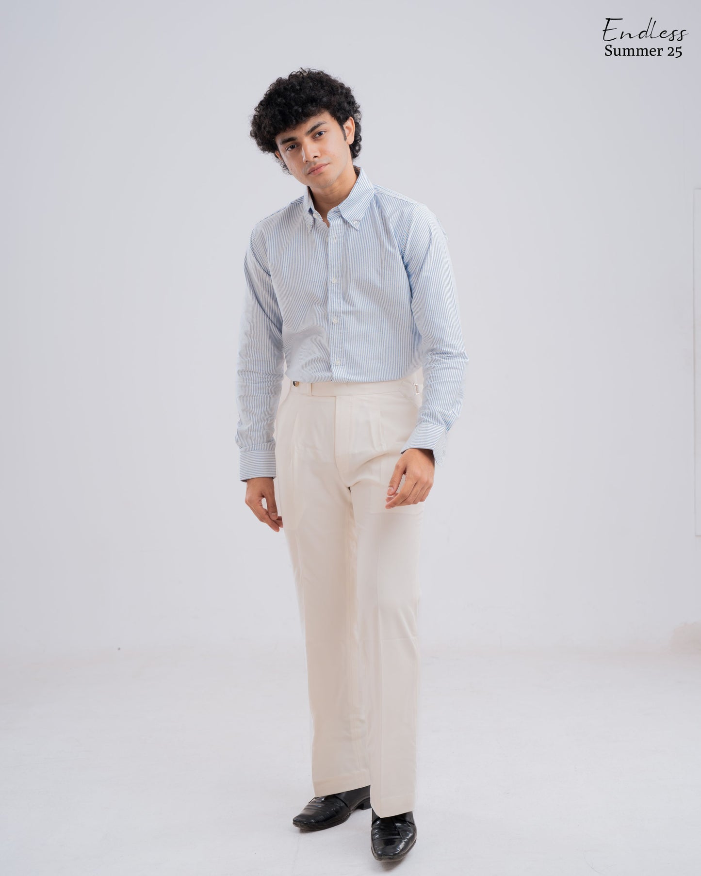 Full Sleeve Shirt - Sky Stripes